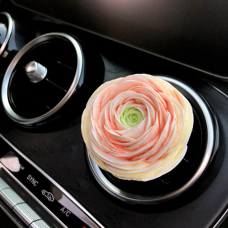 Car Mounted Peony Fragrance Expanding Stone Ornaments