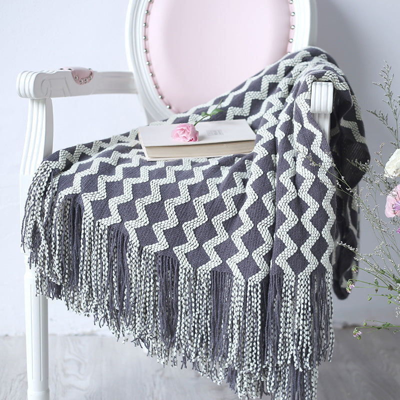 Knitted Wool Blanket