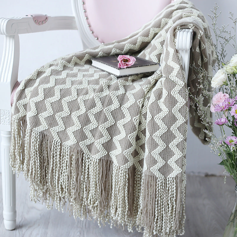 Knitted Wool Blanket