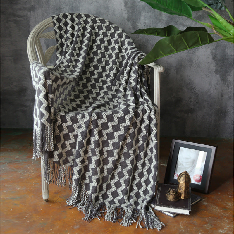 Knitted Wool Blanket
