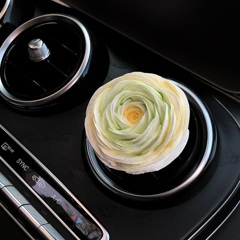Car Mounted Peony Fragrance Expanding Stone Ornaments