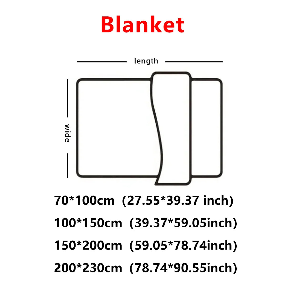 Solid Color Thickened Wide Striped Blanket