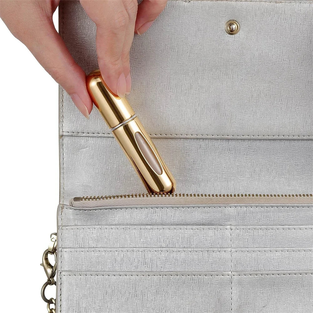 Portable and Refillable Perfume Containers for Travel