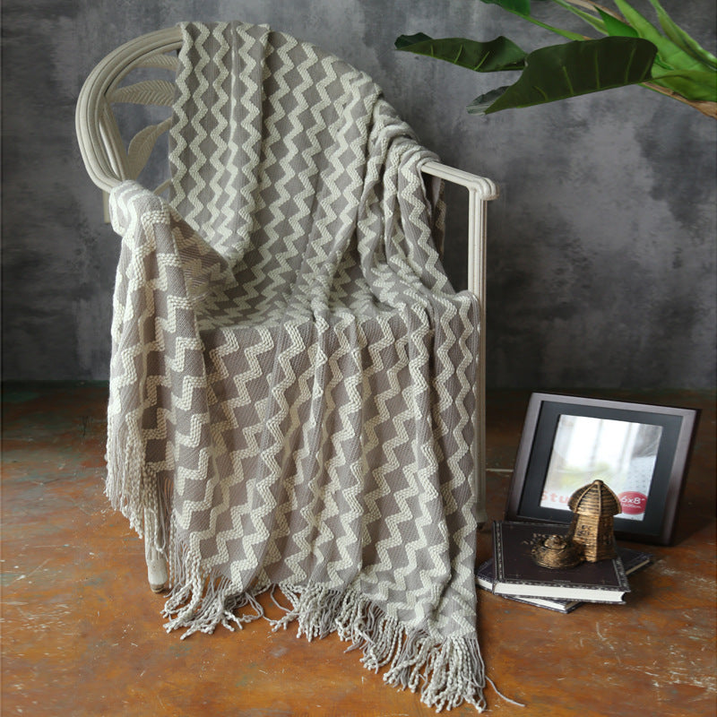 Knitted Wool Blanket