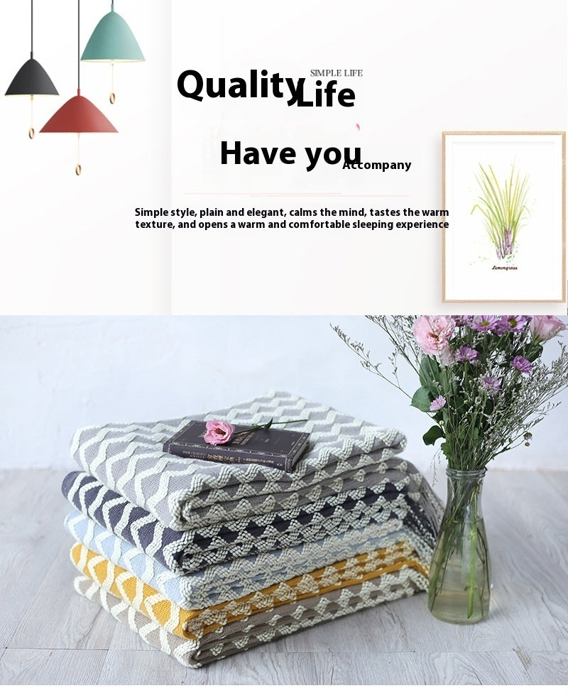 Knitted Wool Blanket