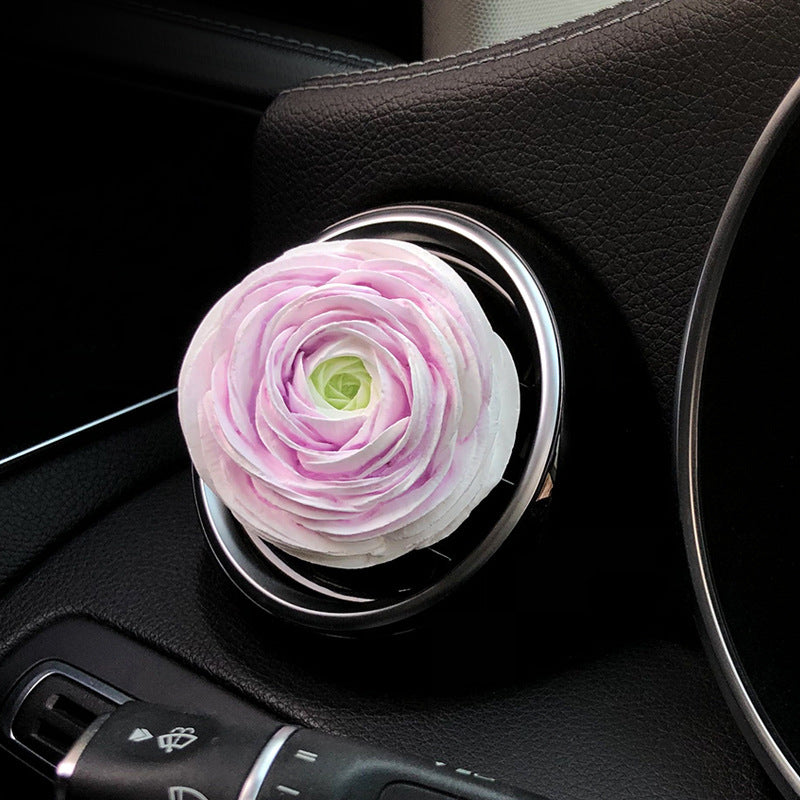 Car Mounted Peony Fragrance Expanding Stone Ornaments