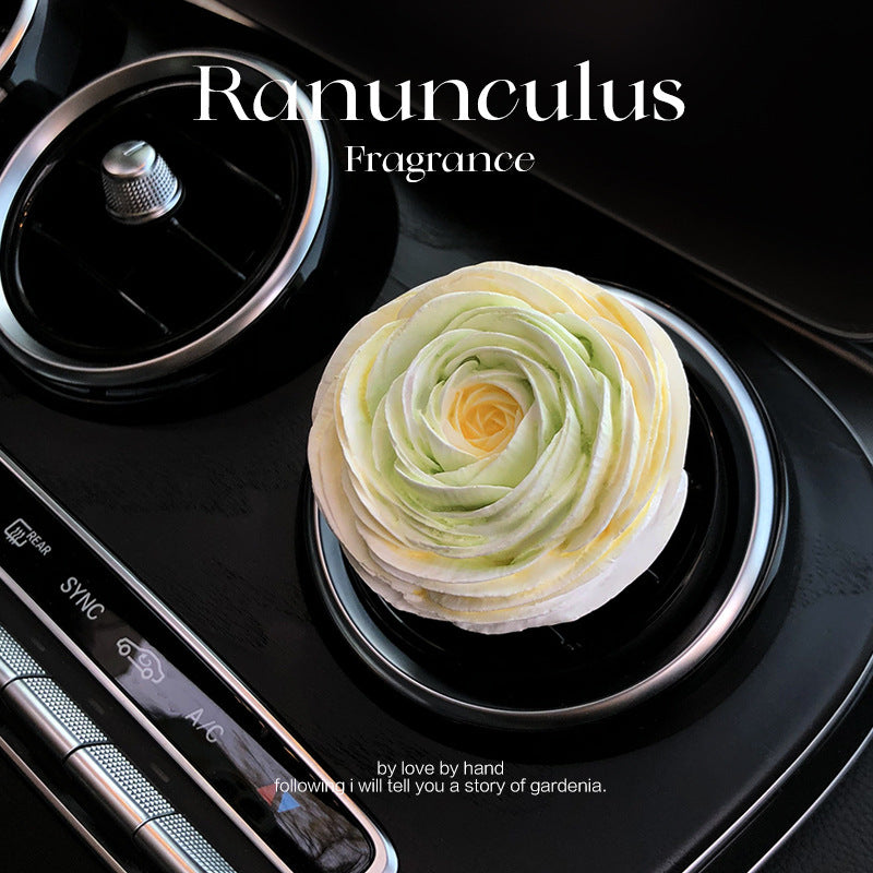 Car Mounted Peony Fragrance Expanding Stone Ornaments