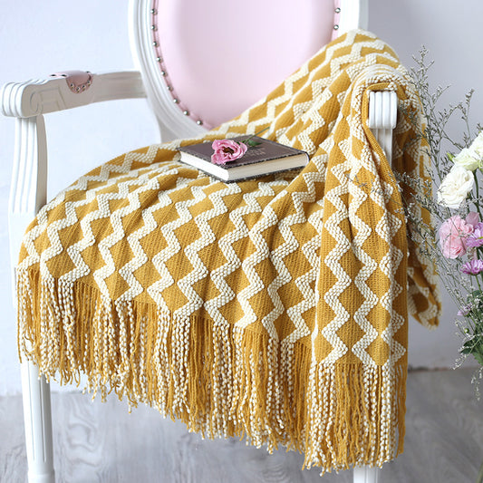 Knitted Wool Blanket