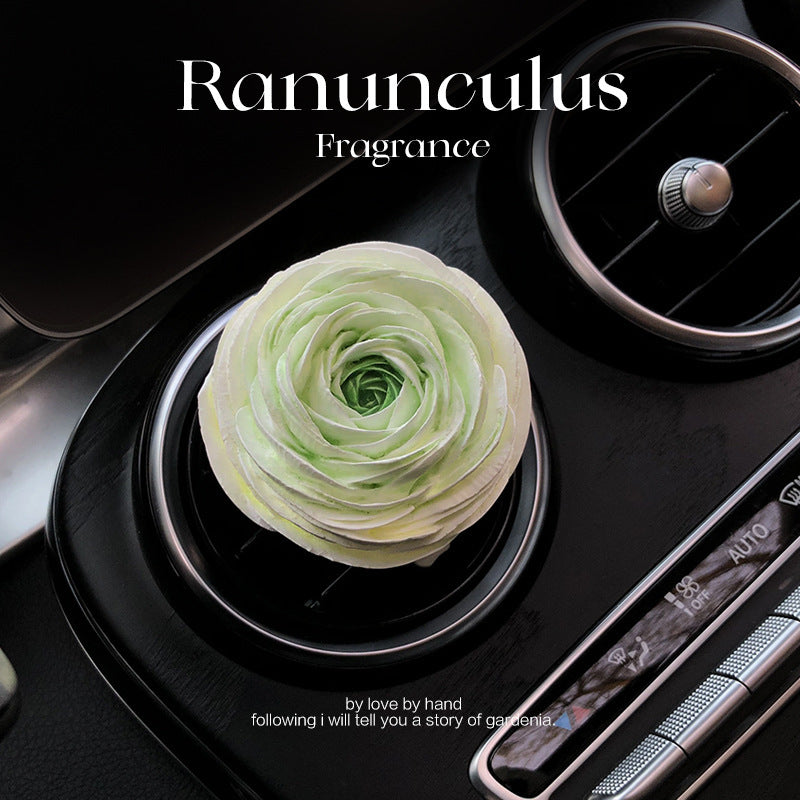 Car Mounted Peony Fragrance Expanding Stone Ornaments