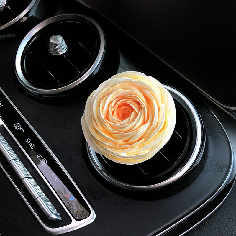 Car Mounted Peony Fragrance Expanding Stone Ornaments