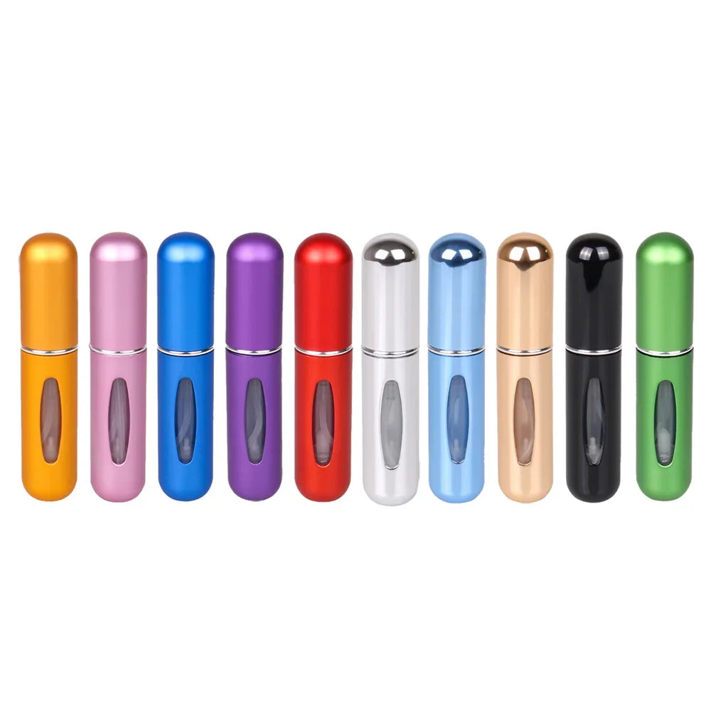 Portable and Refillable Perfume Containers for Travel