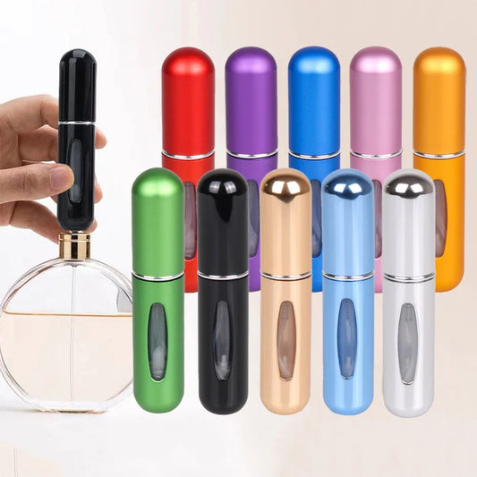 Portable and Refillable Perfume Containers for Travel