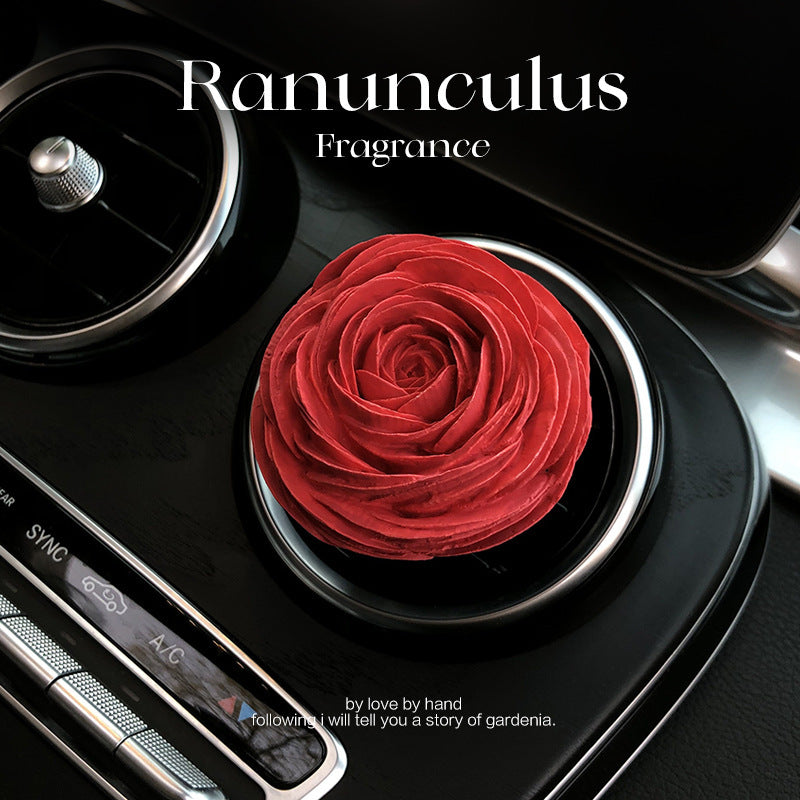 Car Mounted Peony Fragrance Expanding Stone Ornaments